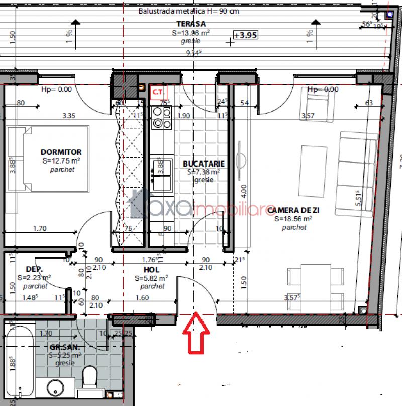 Apartament 2 camere de vanzare in Cluj-Napoca, cartier Manastur