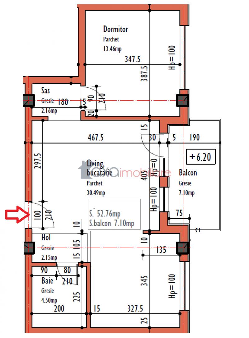 Apartament 2 camere de vanzare in Cluj-Napoca, cartier Marasti