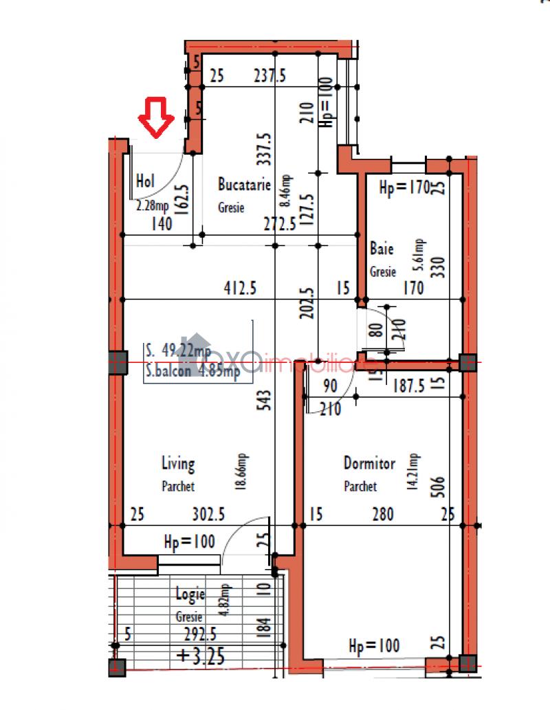 Apartament 2 camere de vanzare in Cluj-Napoca, cartier Marasti