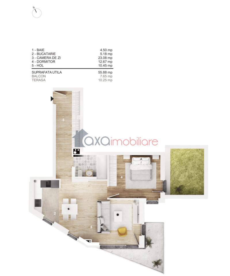 Apartament 2 camere de vanzare in Cluj-Napoca, cartier Gheorgheni